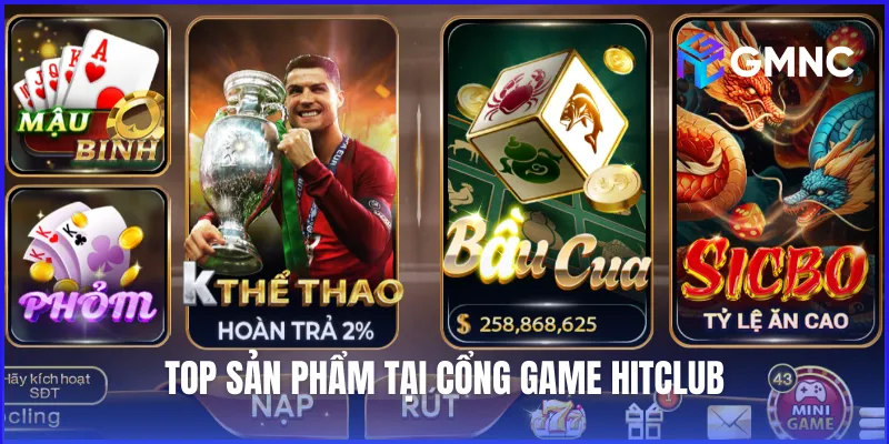 Top sản phẩm được người chơi yêu thích nhất tại cổng game